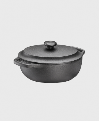 Casserole oval 2 L with cast iron lid